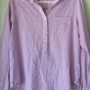 J. Crew Striped Blouse